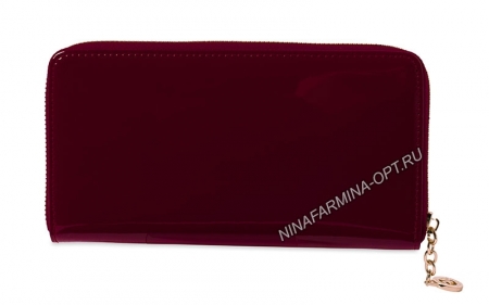 Кошелёк nf-9285-026-red Лакированная кожа