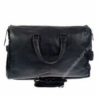Дорожная сумка кожаная xl8599-black